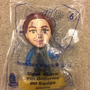 NIB, McDonald Avengers Toys, Team Suit Black Widow